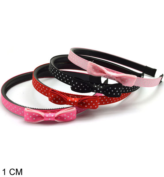 Look Company Cerchietto Fiocco Pois Vari Colori