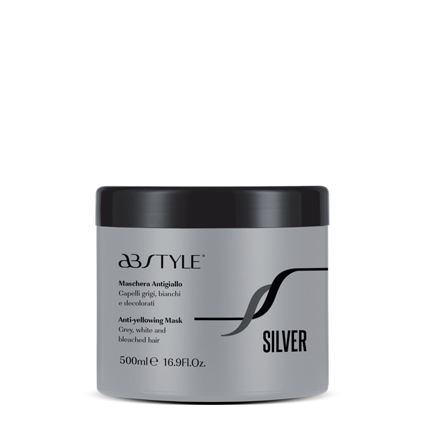 Maschera per capelli bianchi e grigi 500 ml abstyle