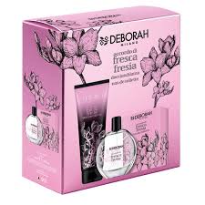 confezione regalo profumo e doccia schiuma fresia
