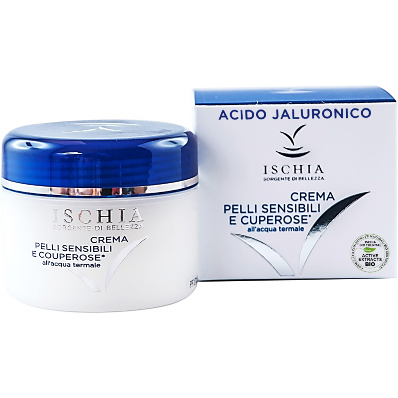 crema viso pelli sensibili e couperose Ischia 100 ml