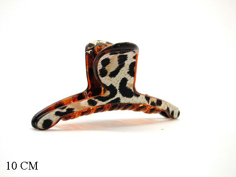 pinza per capelli leopardata