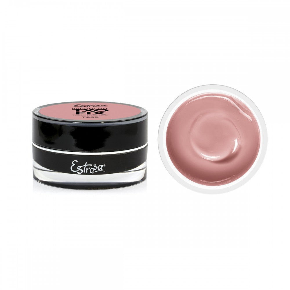 Estrosa gel semipermanente Vaso 15 ml Builder gel Txo Fix Natural Camouflage