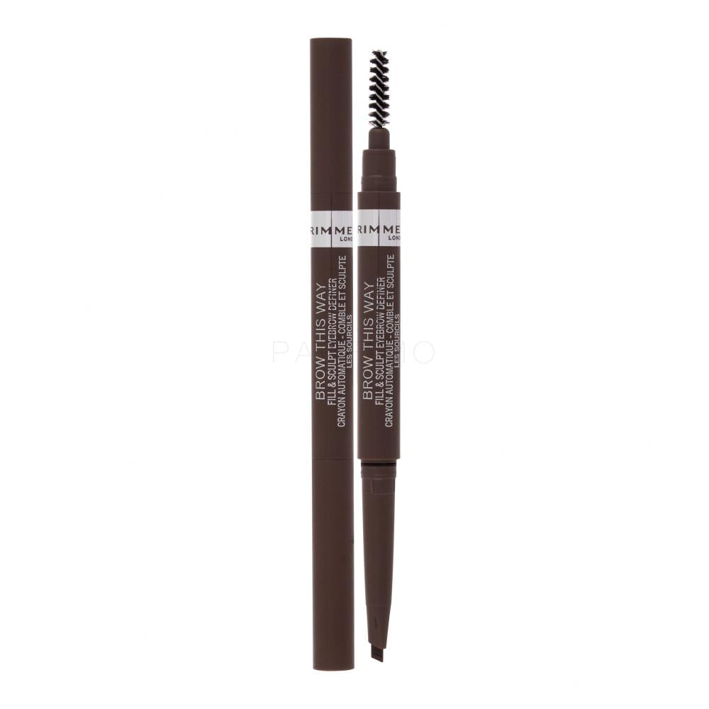 matita retrattile professionale per sopracciglia scura 02 rimmel