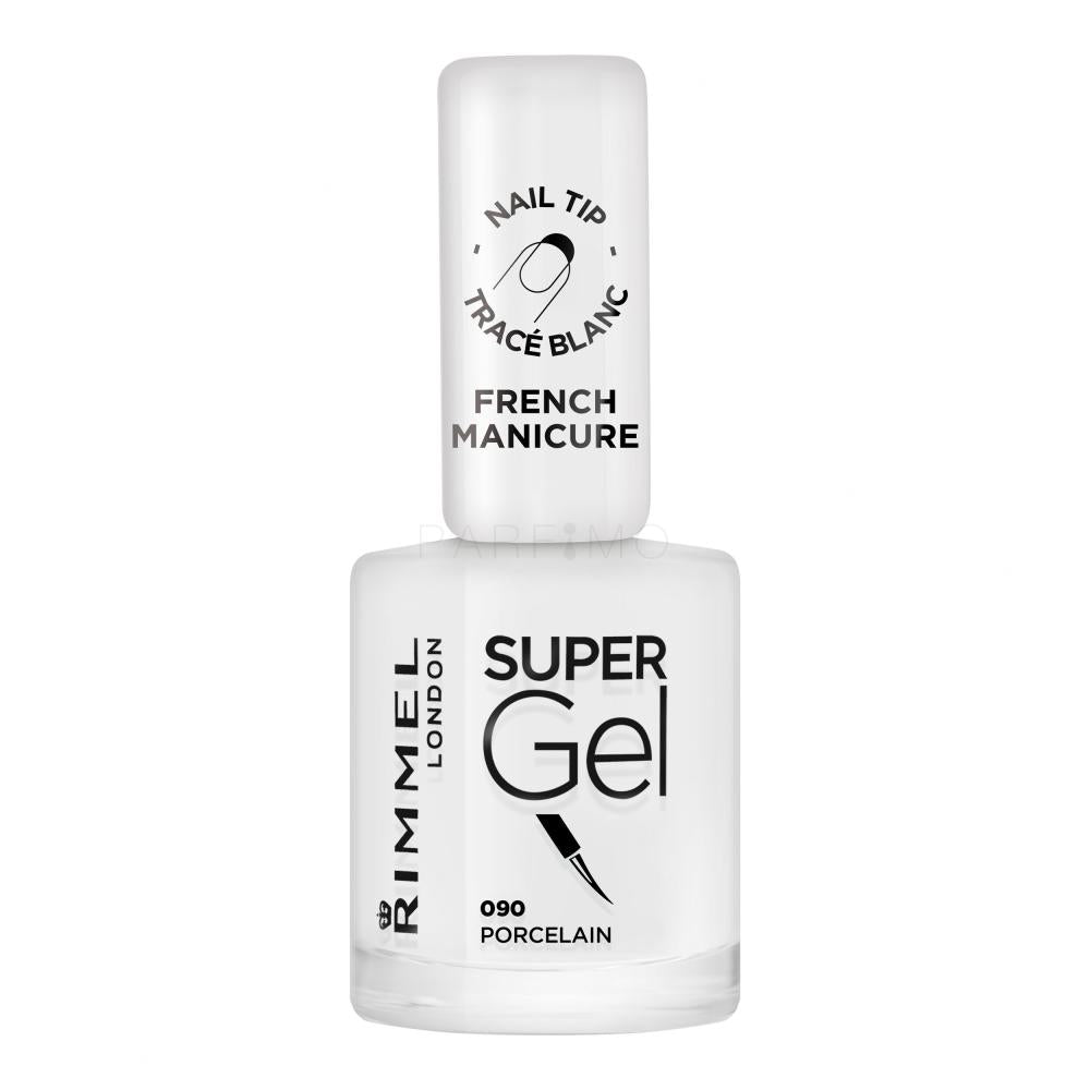 French manicure smalto effetto gel rimmel 090 porcelain