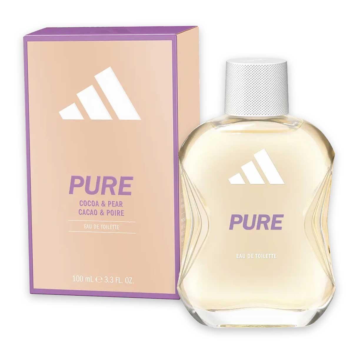 adidas donna eau de toilette 100 ml Pure cacao e poire