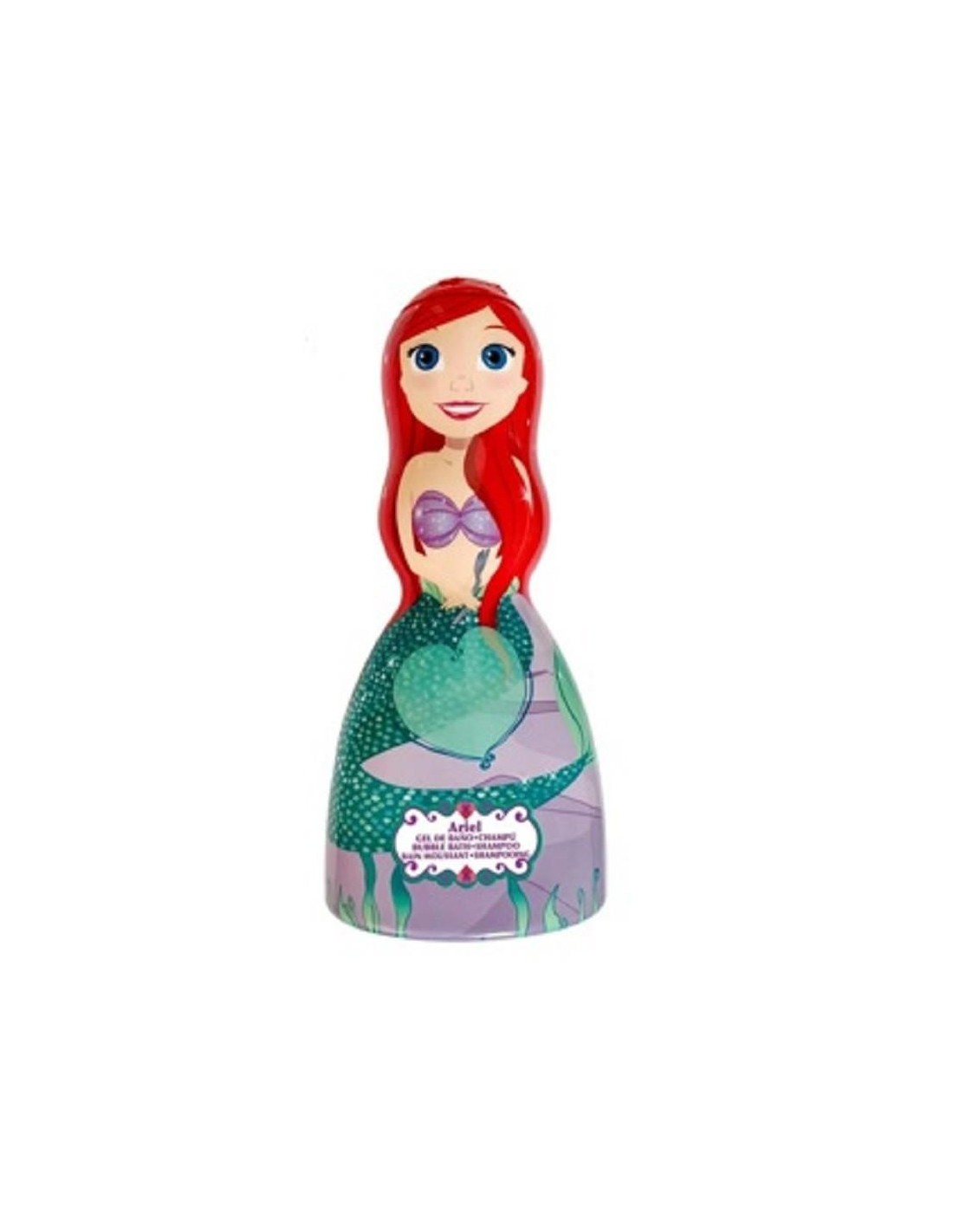 sirenetta ariel principessa disney shampoo doccia personeggio 2D