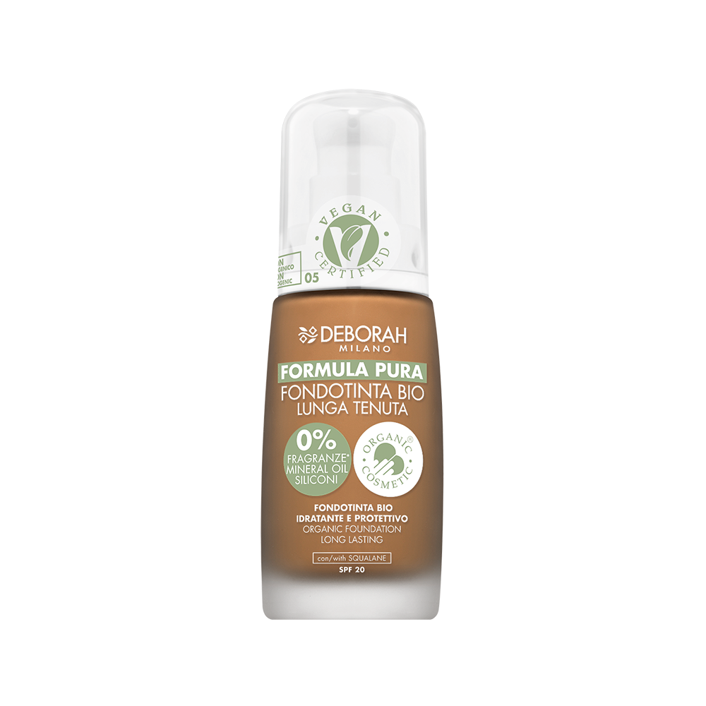 Fondotinta lunga tenuta bio formula pura Deborah Milano numero 5