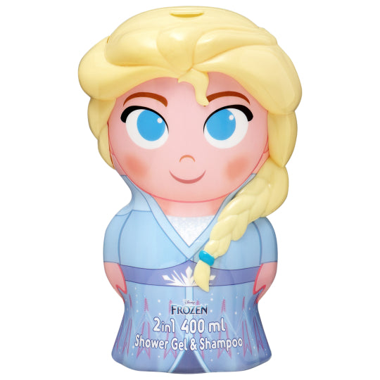 elsa di Frozen personaggio 2D shampoo doccia