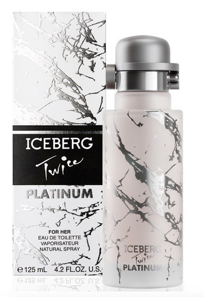 iceberg twice platinum profumo donna 125 ml argento