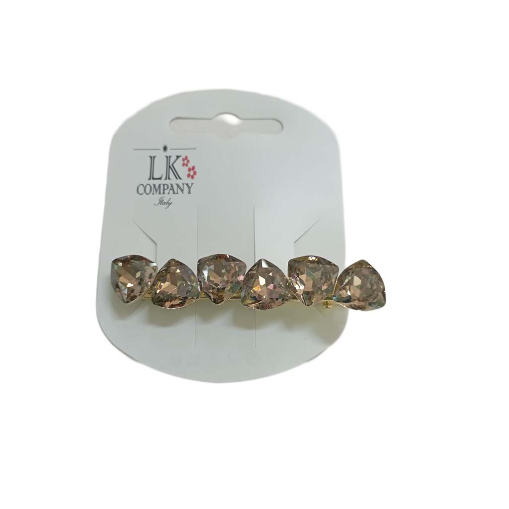 becco gioiello per acconciature 6 cm con 6 gemme