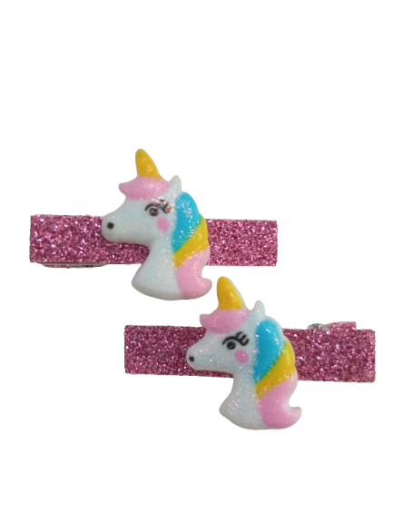 becco unicorno glitter fuxia