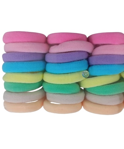 elastico colorato per codini in microfibra look company