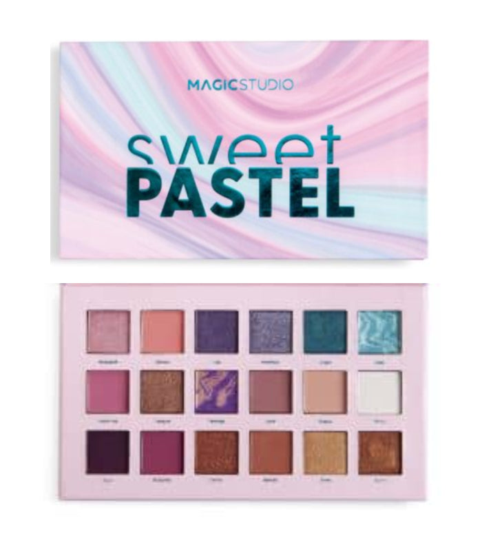 palette 18 ombretti pastello
