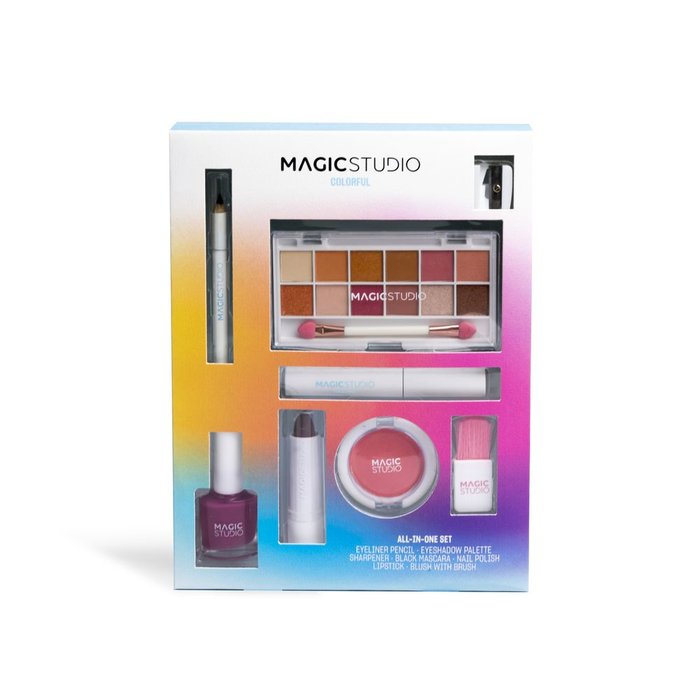 kit make up colorful magic studio