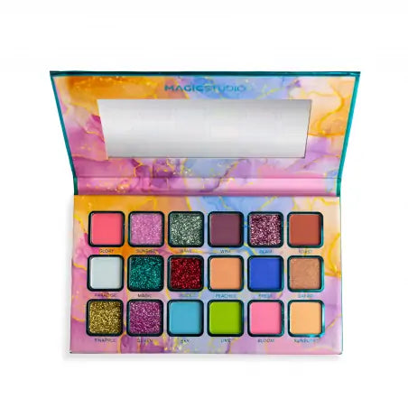 palette 18 ombretti pastello brillanti