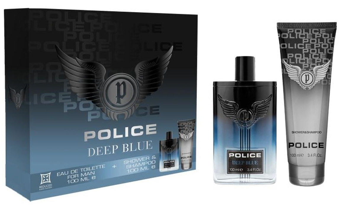 police deep blue profumo e shampoo doccia