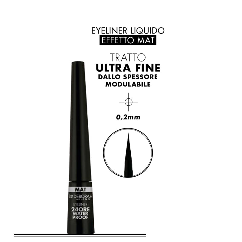 Eye liner liquido mat effetto Deborah Milano
