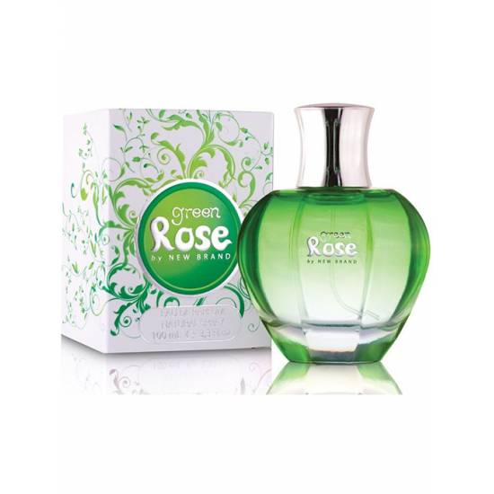 New Brand Green Rose Donna Eau De Parfum 100 ml Spray