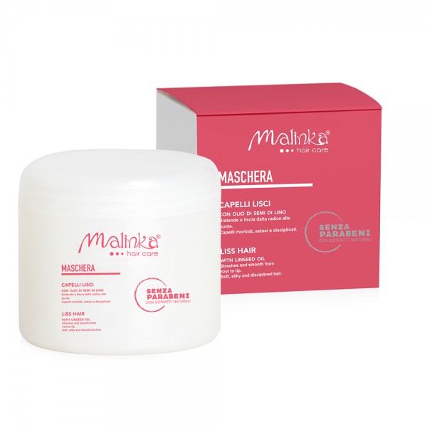 Malinka maschera capelli lisci 500 ml