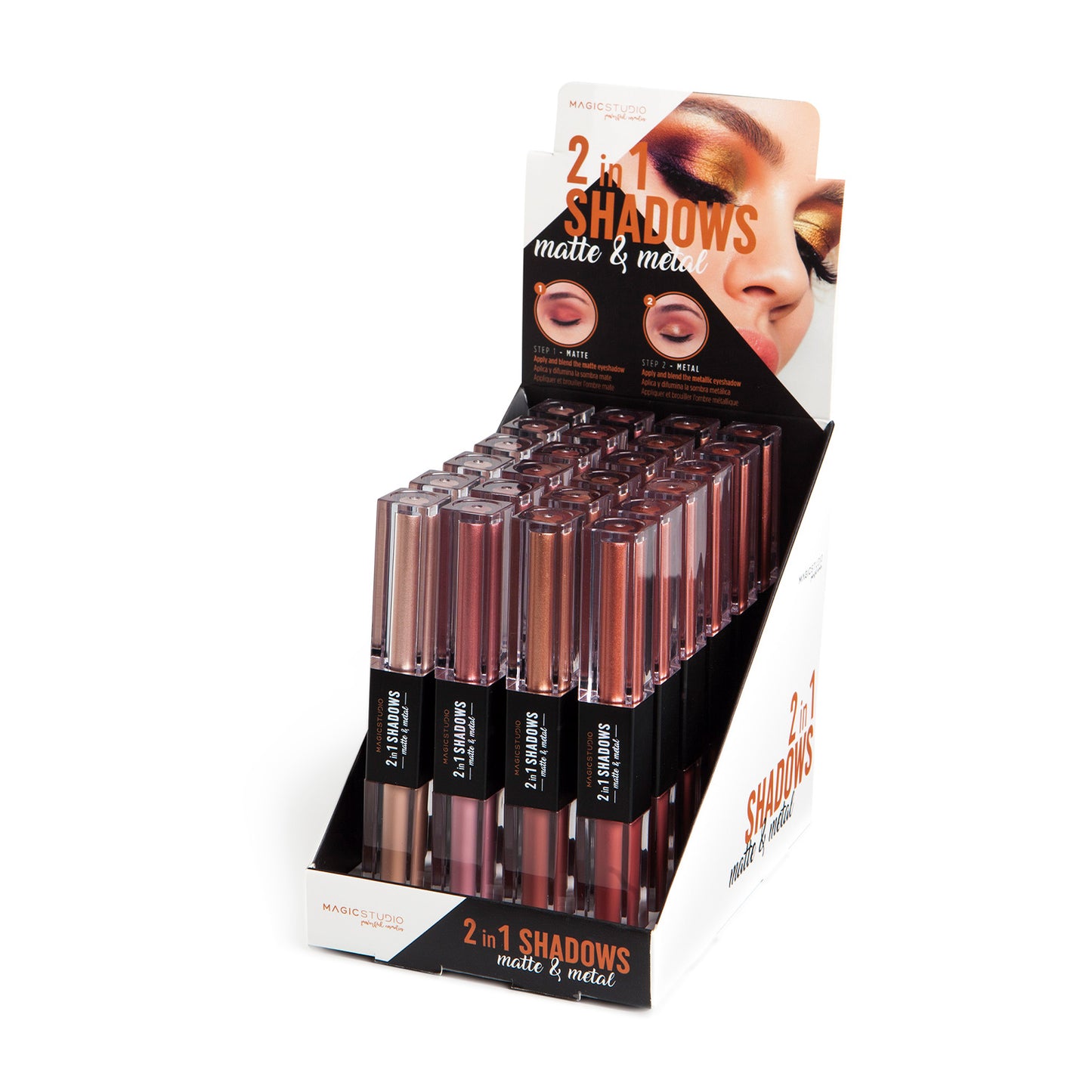 Magic Studio Ombretto Liquido 2 In 1 Matte e Metal Varie colorazioni
