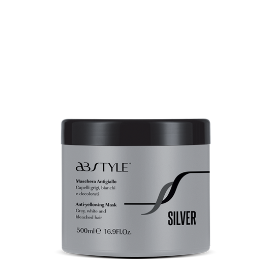 Maschera per capelli bianchi e grigi 500 ml abstyle