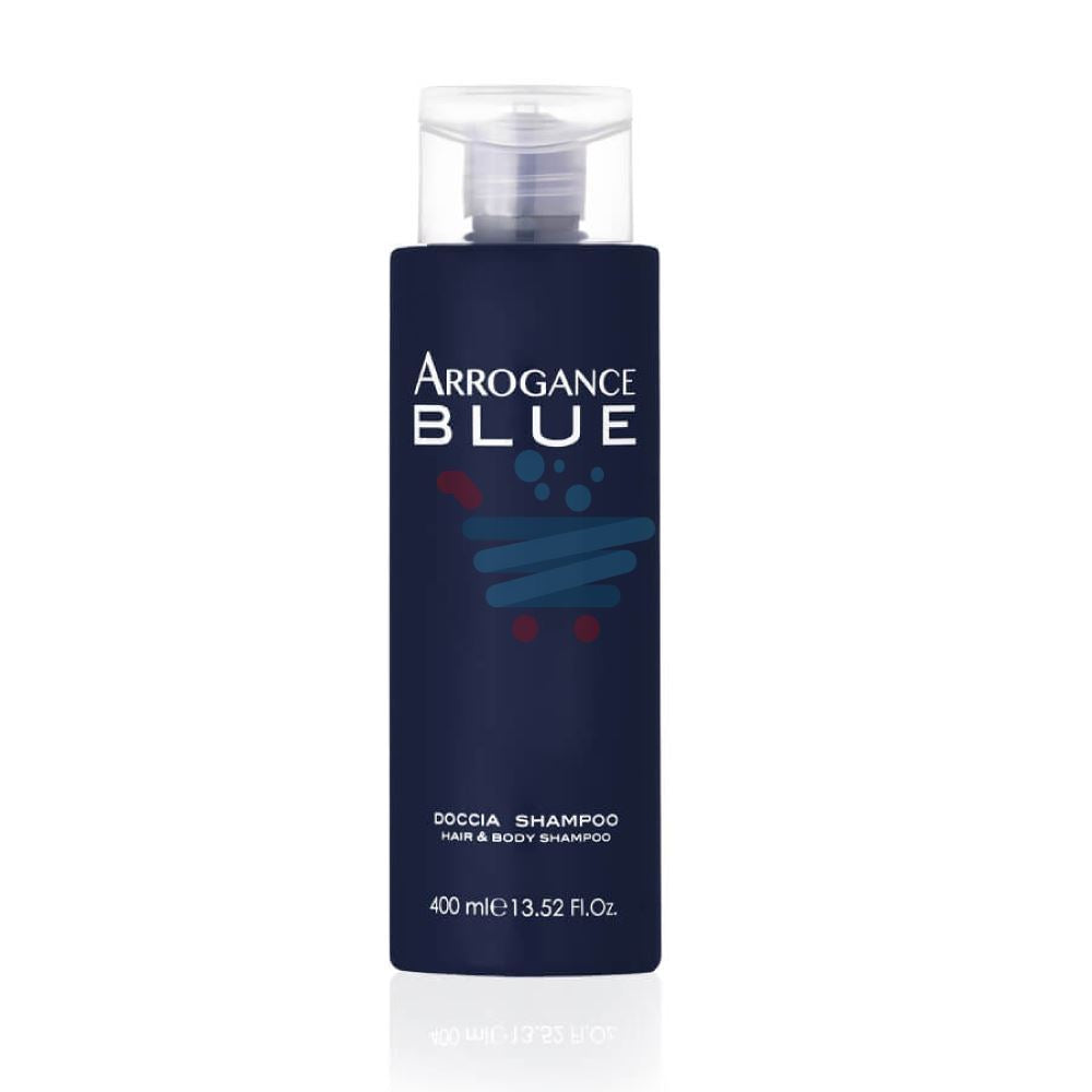 Arrogance Blue Uomo Bagnoschiuma e Shampoo 400 ml