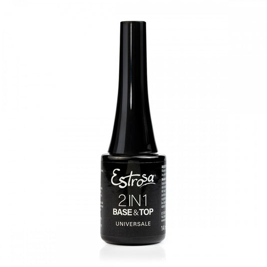 Estrosa Base & Top 2 in 1 per Smalto Gel Semipermanente 14 ml Art. 8509