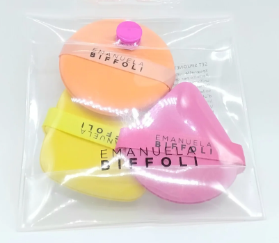 biffoli spugnette fondotinta e cipria set 3 pezzi
