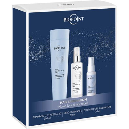 Kit Laminazione Shampoo+ Siero Laminante+ Cristallo Gel Sublimatore