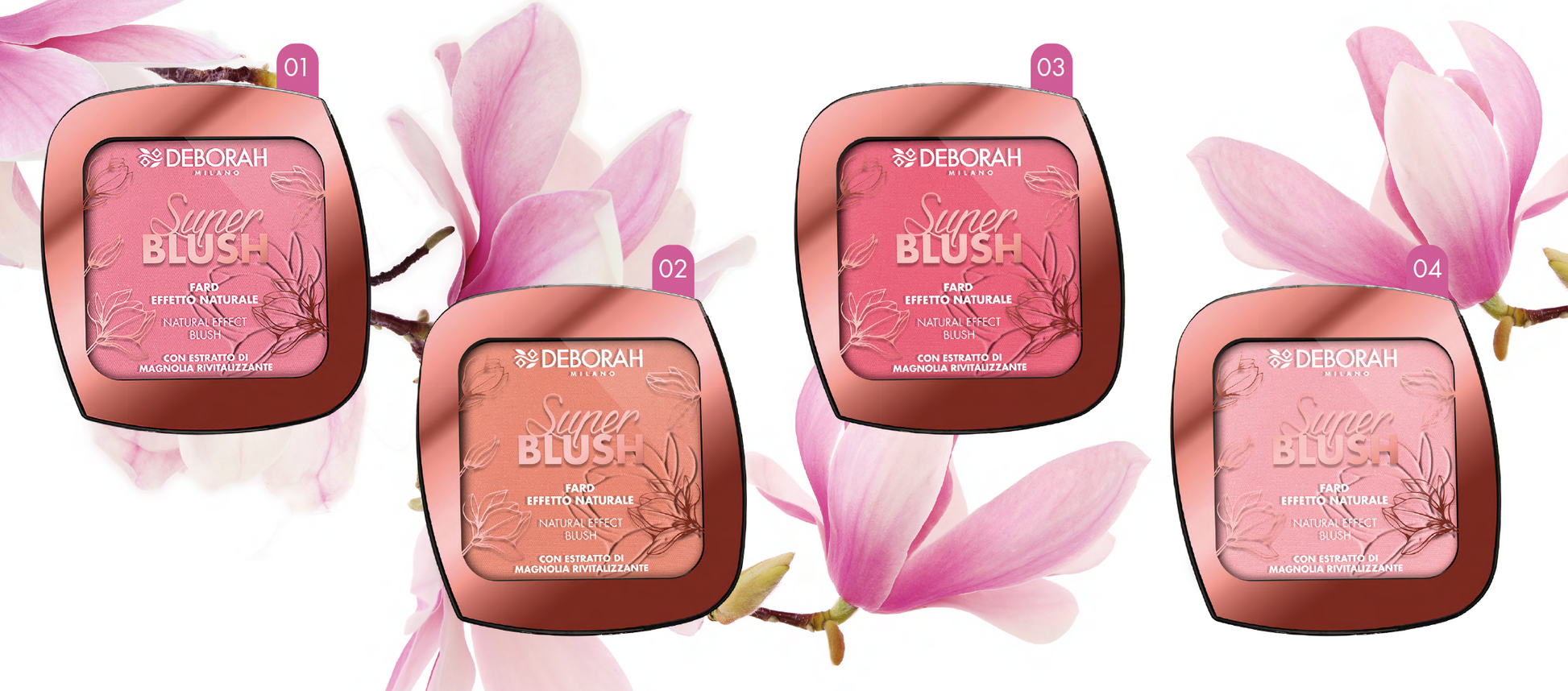 fard super blush Deborah Milano numero varie colorazioni