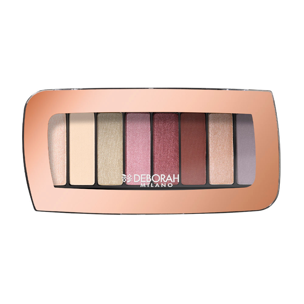 Palette ombretti opachi e brillanti Deborah Milano numero 01