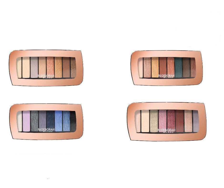 Palette ombretti opachi e brillanti Deborah Milano 