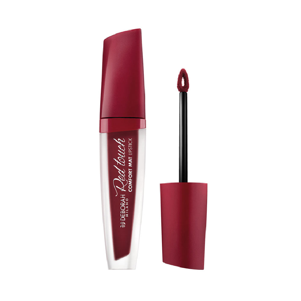Rossetto liquido lunga tenuta effetto velluto red Touch Deorah Milano numero 09
