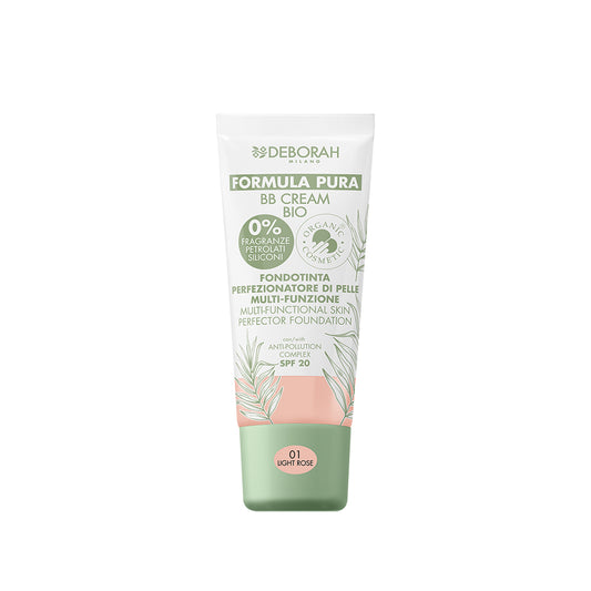 bb cream fondotinta perfezionatore effetto naturale Deborah Formula Pura linea Bio e Vegan