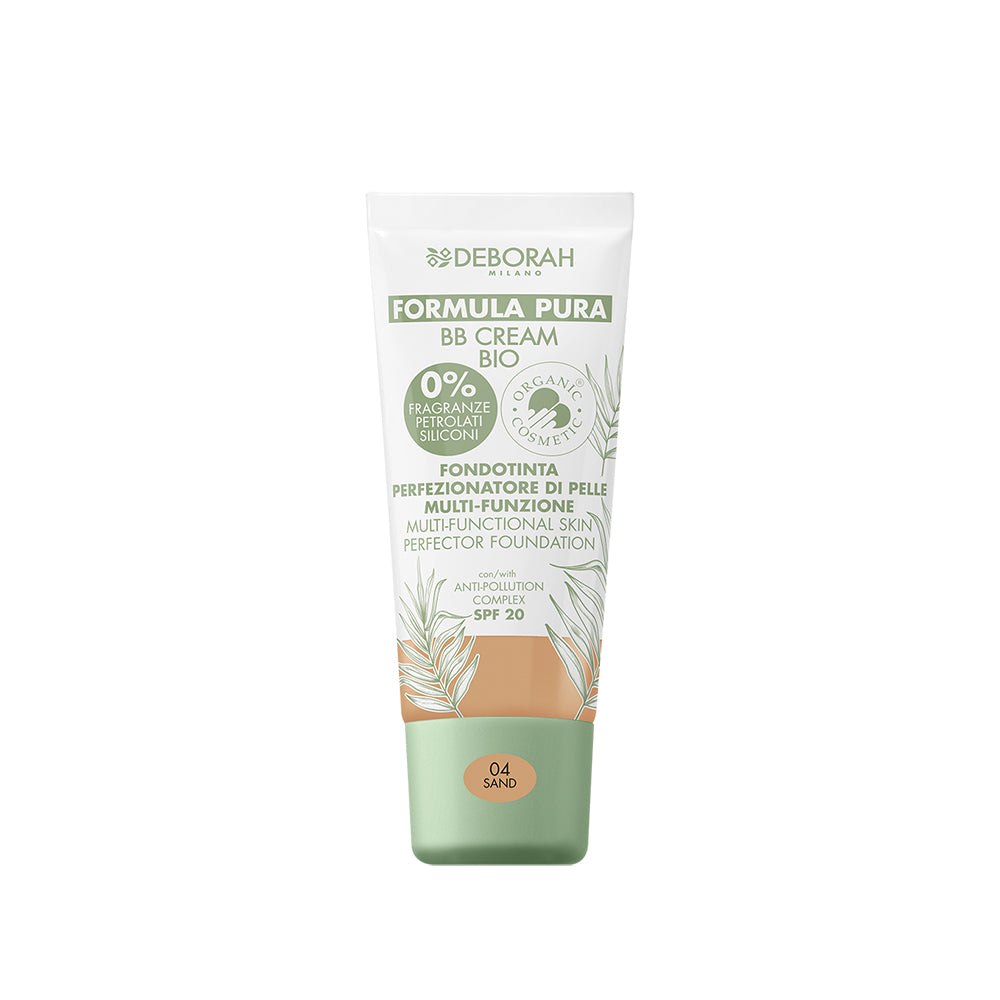 bb cream fondotinta perfezionatore effetto naturale Deborah Formula Pura linea Bio e Vegan