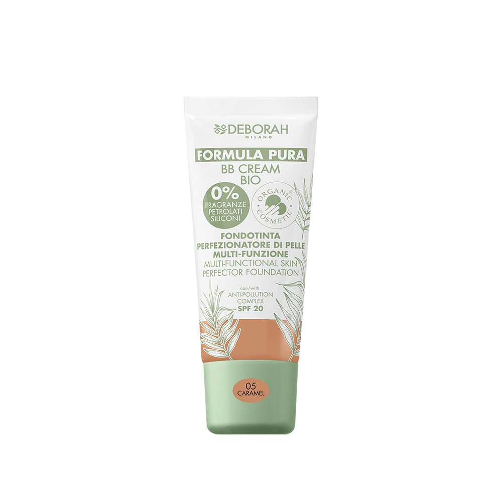bb cream fondotinta perfezionatore effetto naturale Deborah Formula Pura linea Bio e Vegan