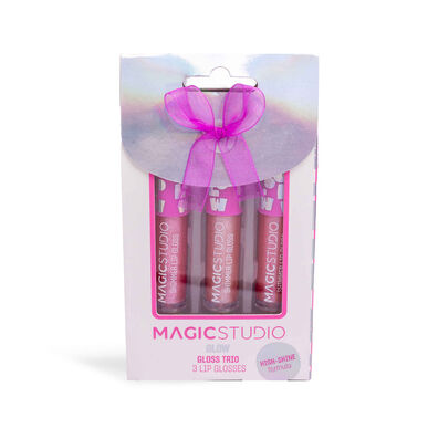 box regalo con 3 lucidalabbra magic studio