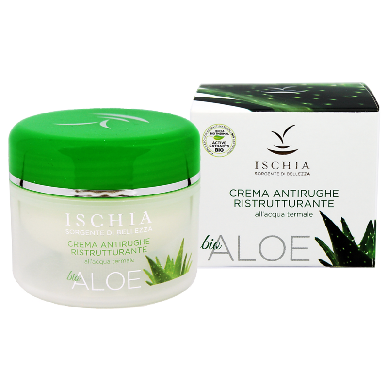Crema antirughe ristrutturante Aloe Vera BIO ischia 100 ml