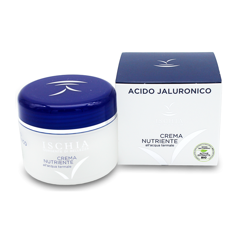 crema viso nutriente acido jaluronico bio ischia 100 ml