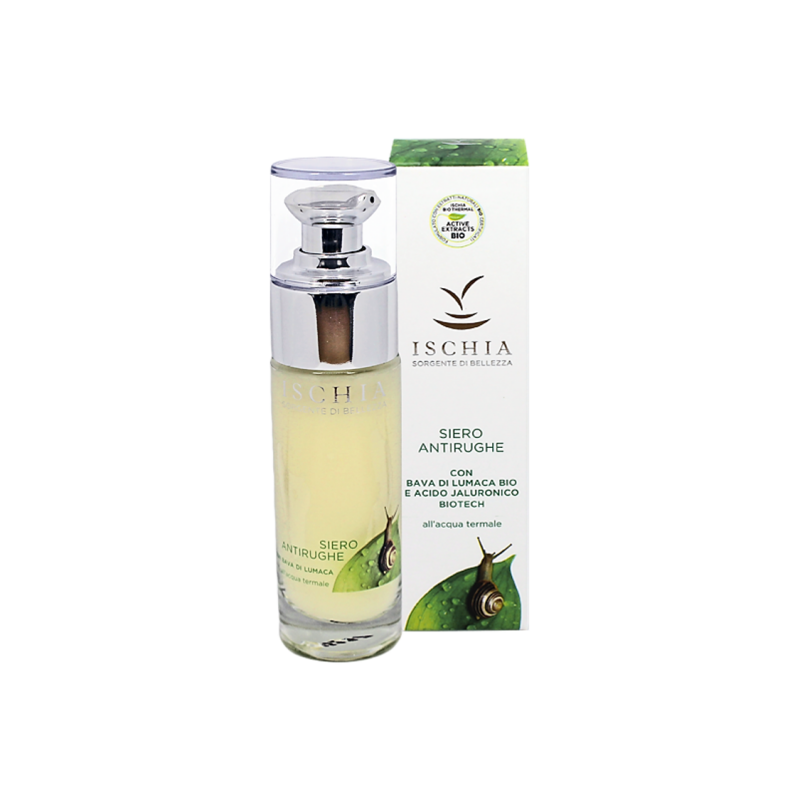 siero viso antirughe alla bava di lumaca BIO ischia 30 ml