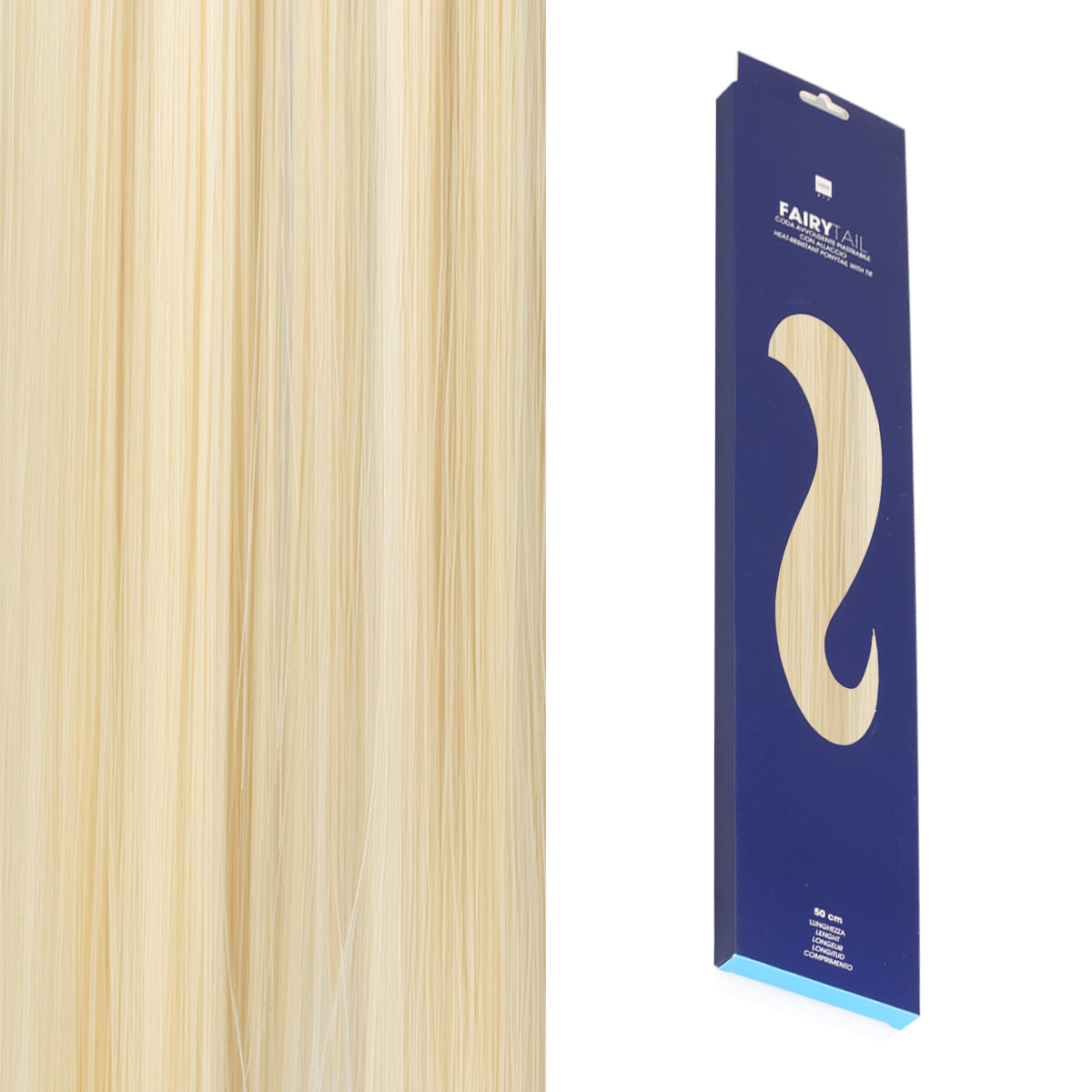 Coda avvolgente piastrabile con allaccio vari colori