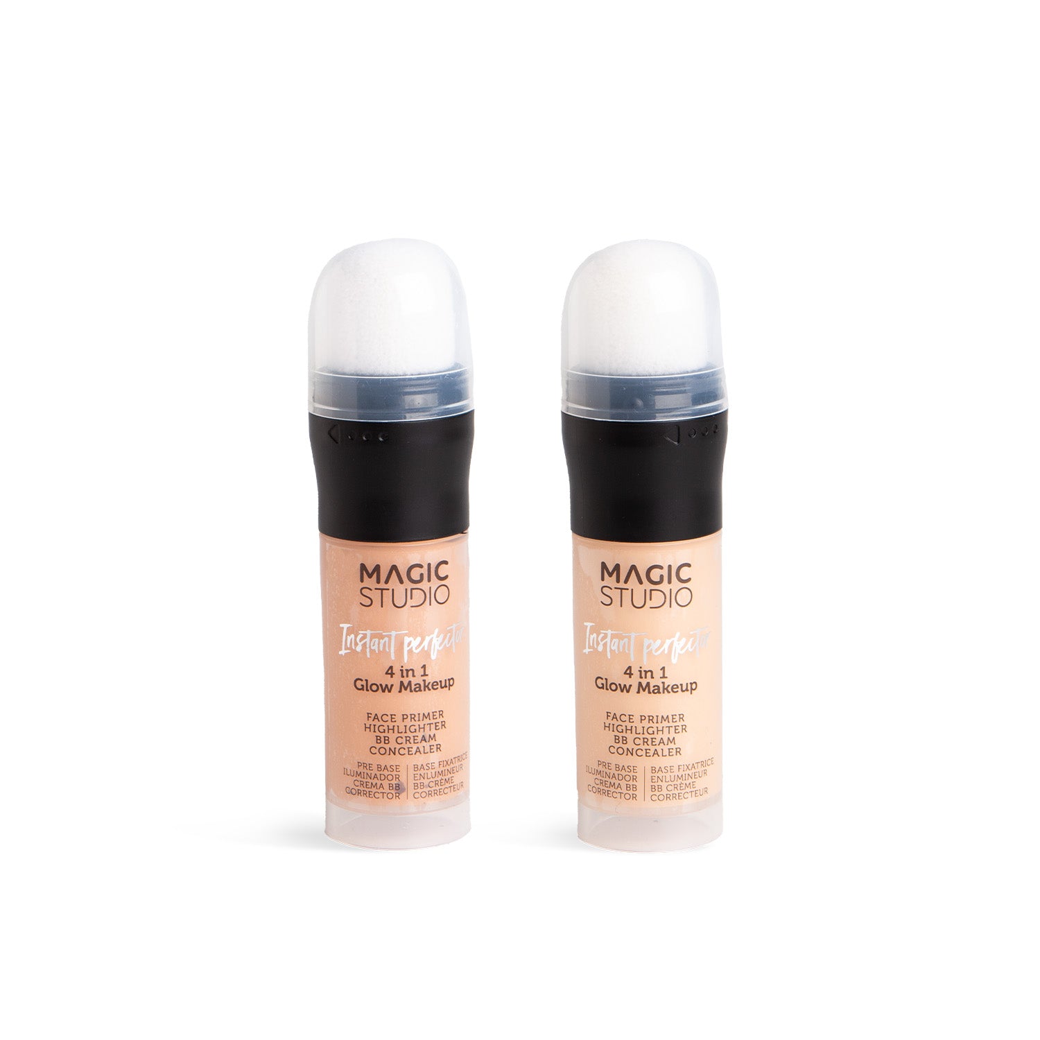 magic studio fondotinta perfezionatore 4 in 1 con bb cream, correttore, primer, illuminante