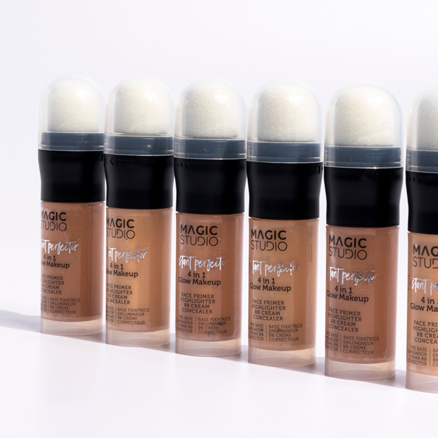 magic studio fondotinta perfezionatore 4 in 1 con bb cream, correttore, primer, illuminante