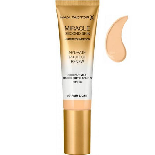 Max Factor Fondotinta Idratante Miracle Second Skin 02