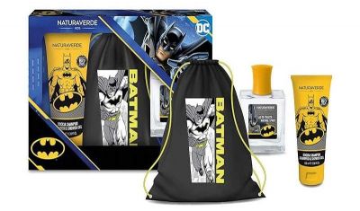 batman confezione regalo con doccia, profumo e sacca