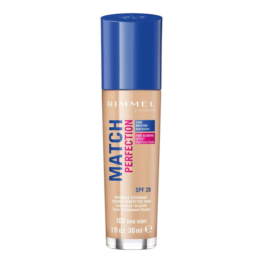 fondotinta idratante rimmel match perfection numero 103