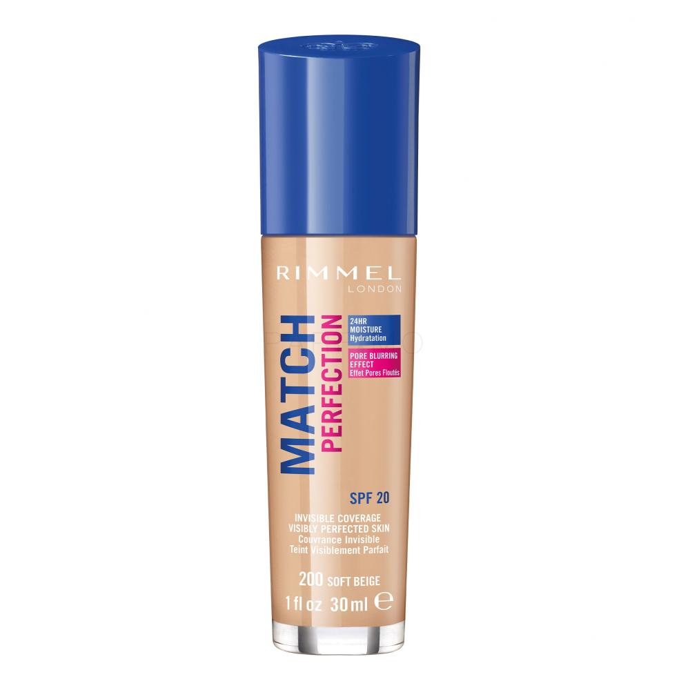 fondotinta idratante rimmel match perfection numero 200