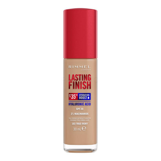 fondotinta lunga durata fino a 35 ore rimmel lasting finish numero 103