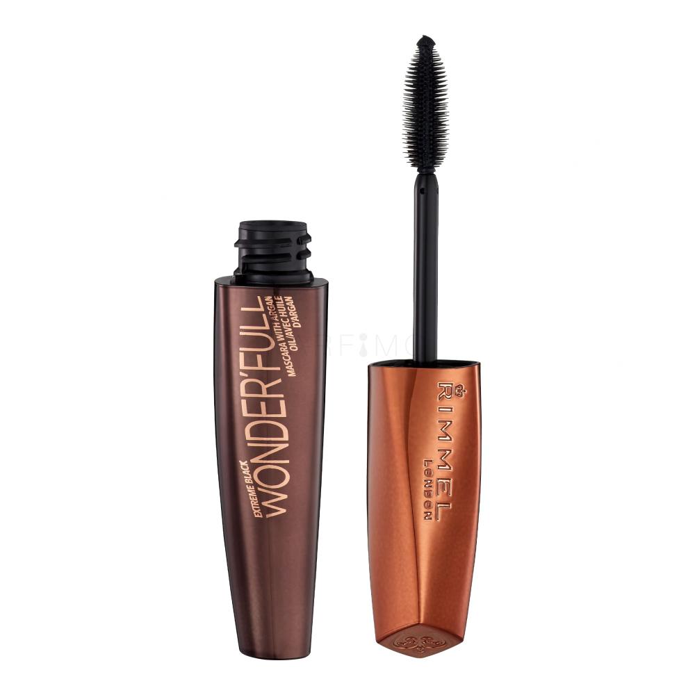 mascara volumizzante e definizione con ilio di argan per ciglia nutrite e idratate rimmel london wonder'full