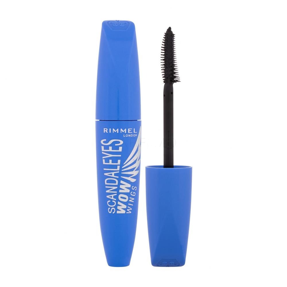 mascara volumizzante effetto ciglia a farfalla rimmel london nero waterproof